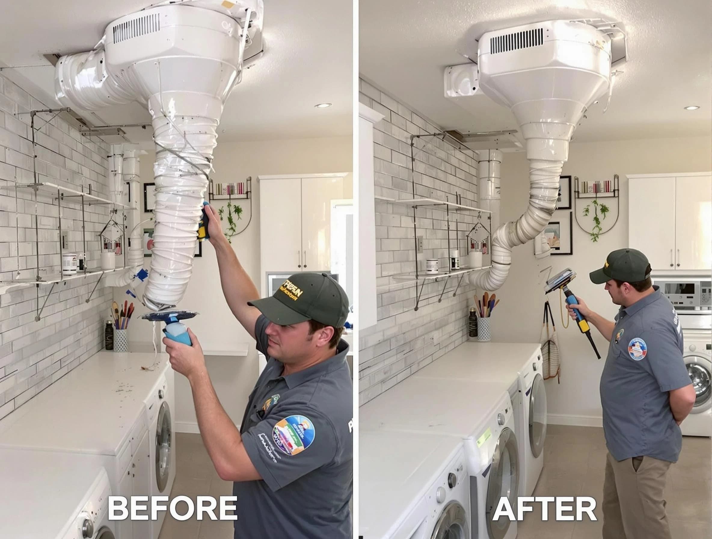 Professional dryer exhaust vent cleaning by Fultondale Dryer Vent Cleaning in Fultondale