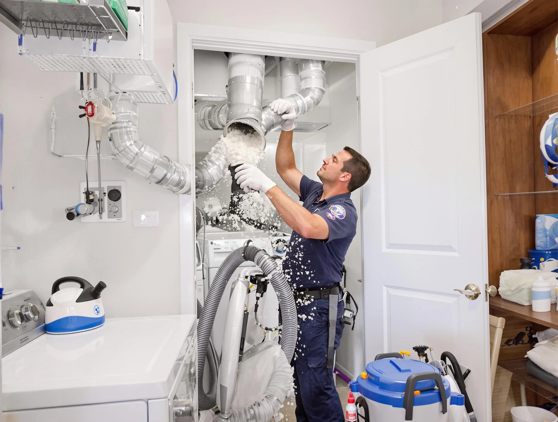 Fultondale Dryer Vent Cleaning technician delivering thorough residential dryer vent cleaning service in Fultondale