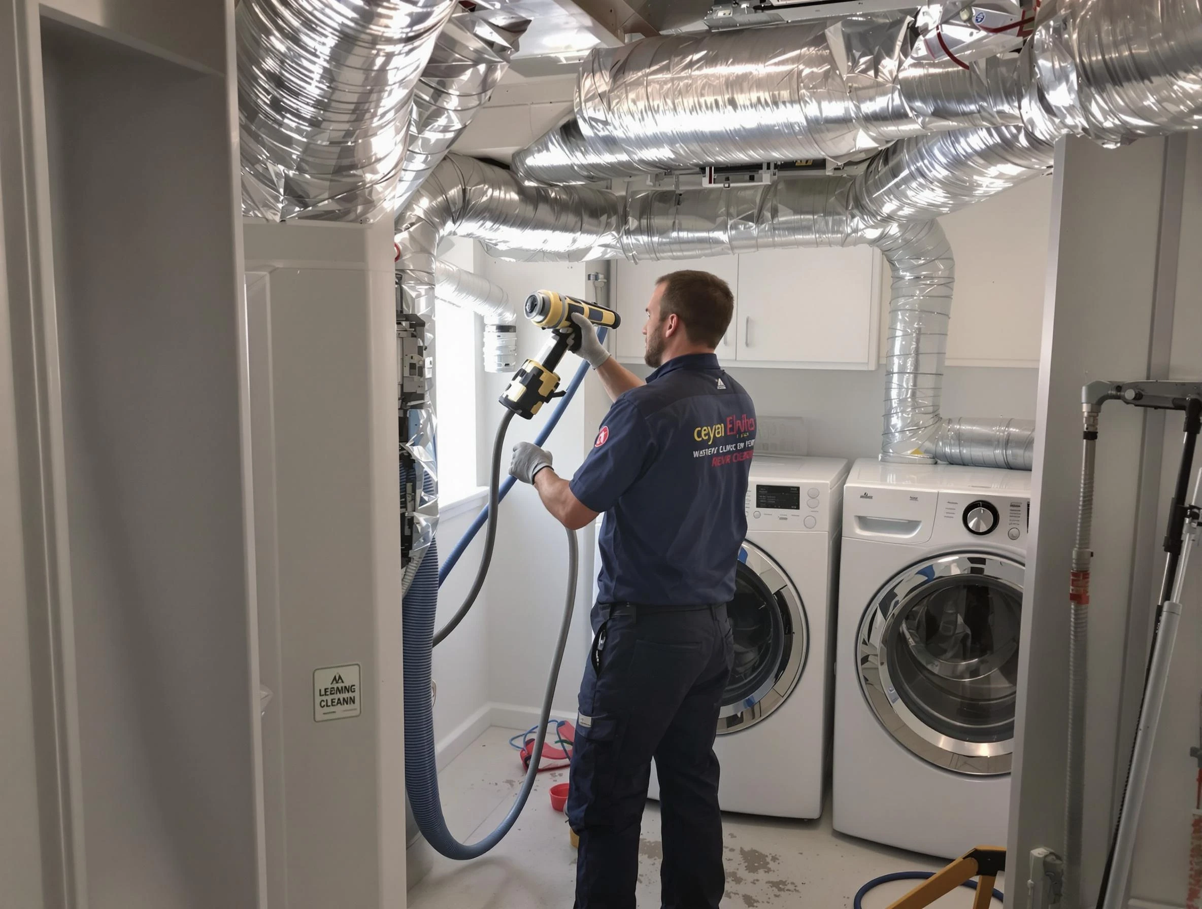 Fultondale Dryer Vent Cleaning specialist using advanced equipment for thorough duct cleaning in Fultondale